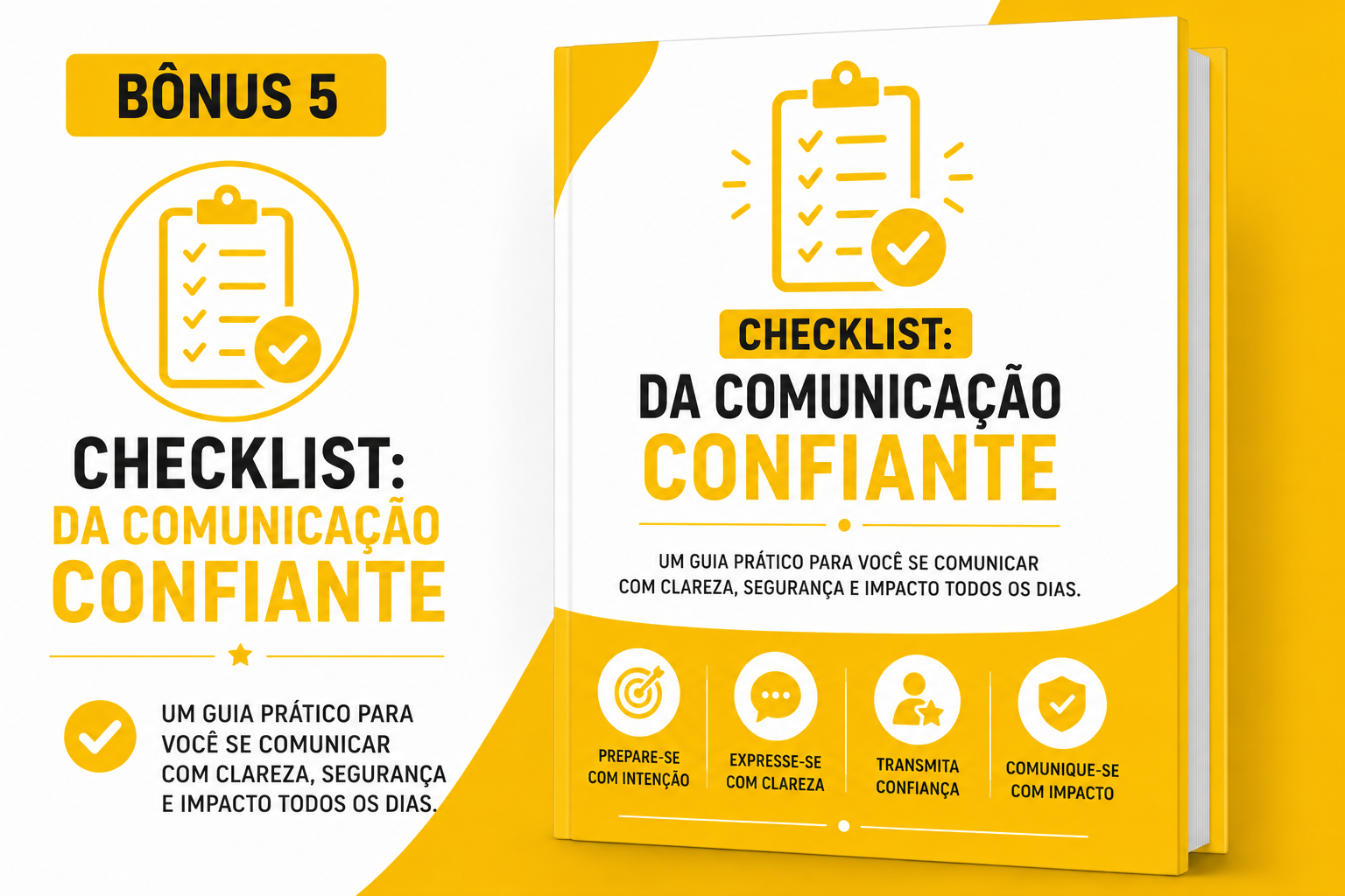 Imagem do bônus 5 checklist da comunicação confiante